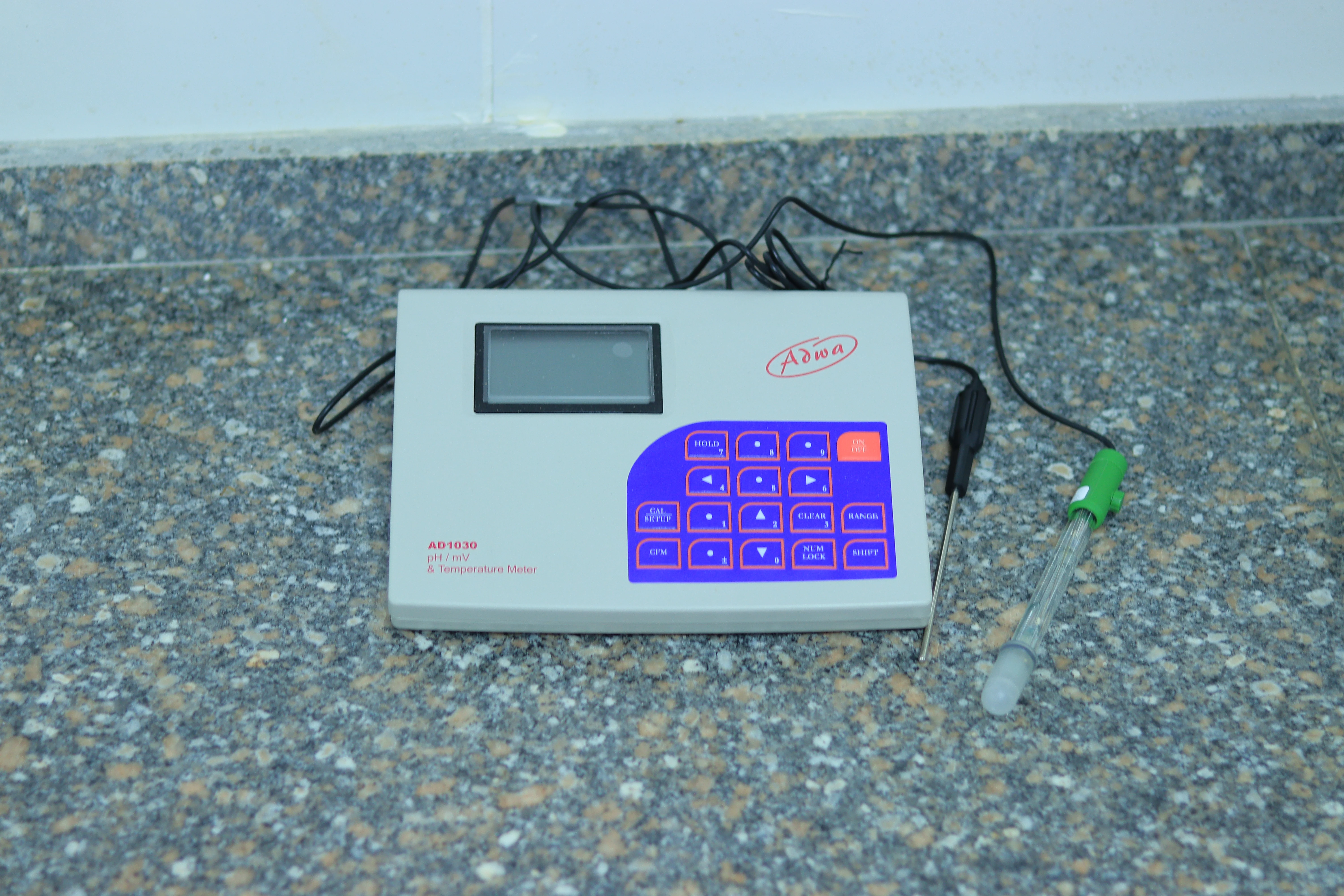 PH, ORP, conductivity, TDS and temperature bench meter.